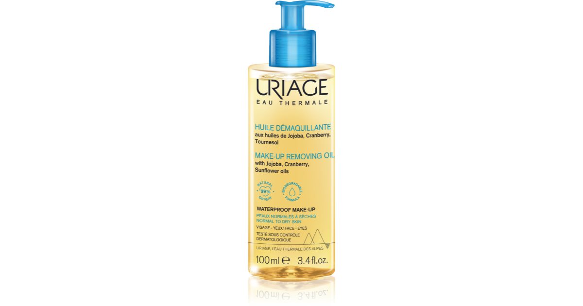 Uriage Huile Démaquillante - Waterproof - Peaux Normales à Sèches 100 ml