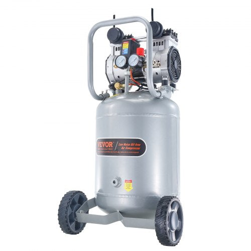 VEVOR 13 Gallon Air Compressor, 2HP 4.6 SCFM@90PSI Oil Free Air Compressor Tank, 66dB Ultra-Quiet Compressor for Tire Inflation, Auto Repair, Woodwork