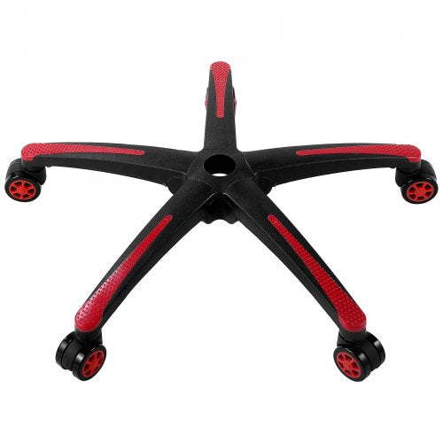 VEVOR Office Chair Base Replacement, 710 mm, 1134 kg Static Load, Heavy Duty Universal Computer Desk Chair Stool Base Part with 5 Casters and Reinforc