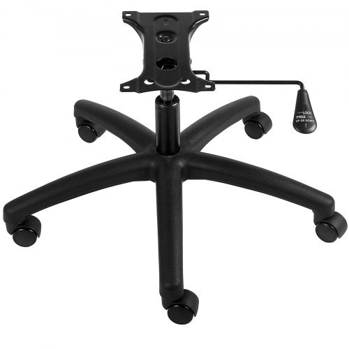 VEVOR Office Chair Base Replacement, 710 mm, 1134 kg Static Load, Heavy Duty Universal Computer Desk Chair Stool Base Part with 5 Casters, Gas Cylinde
