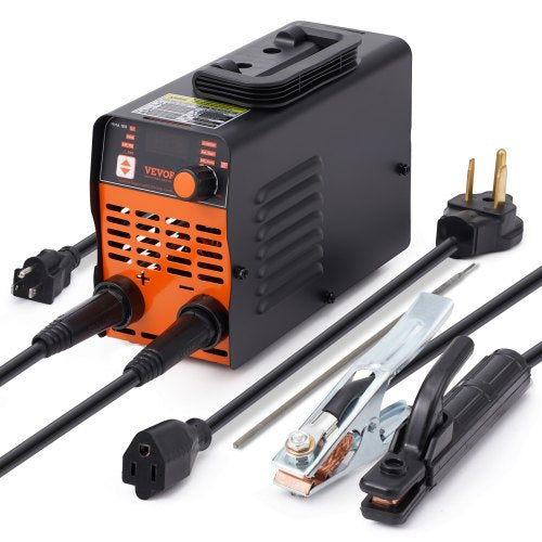 VEVOR Stick Welder, 160A ARC-Lift TIG 2-IN-1 Welding Machine with IGBT Inverter 110V-220V Portable MMA Welder Machine with Hot Start, Arc force and An