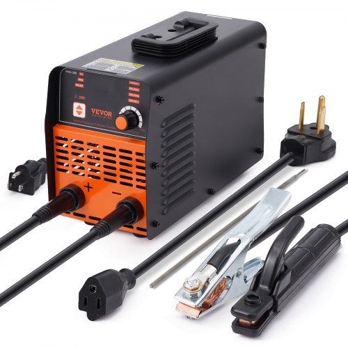 VEVOR Stick Welder, 200A ARC-Lift TIG 2-IN-1 Welding Machine with IGBT Inverter 110V-220V Portable MMA Welder Machine with Hot Start, Arc force and An