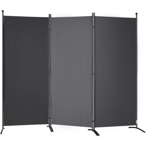 VEVOR Room Divider, 185 cm Room Dividers and Folding Privacy Screens (3-panel), Fabric Partition Room Dividers for Office, Bedroom, Dining Room, Study
