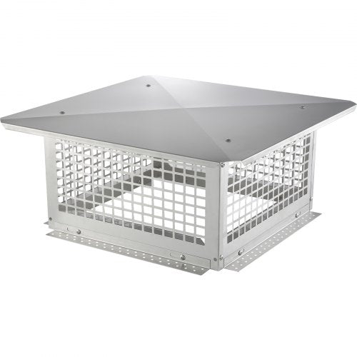VEVOR Chimney Cap, 431.8x431.8mm, 304 Stainless Steel Fireplace Chimney Cover, Not Easily Toppled & Practical Accessories & Easy Installation, Fits Me