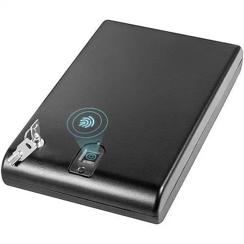 VEVOR Gun Safe for Pistols Small Handgun Lock Box with Combination Lock Portable Safe Box Handgun Security Quick Access for Car, Home, Travel, Office Matron Inn