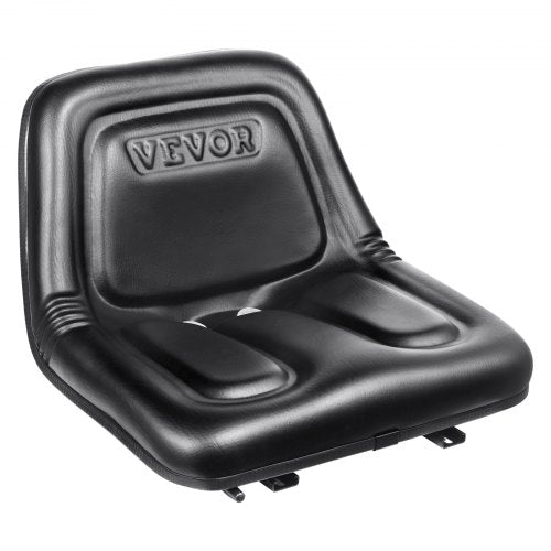 VEVOR Universal Tracor Seat, Lawn Mower Seat with Micro Switch and Drainage Holes, 6.3-13.4 inch Extended Slot Tractor Seat for Tractor Loader Excavat