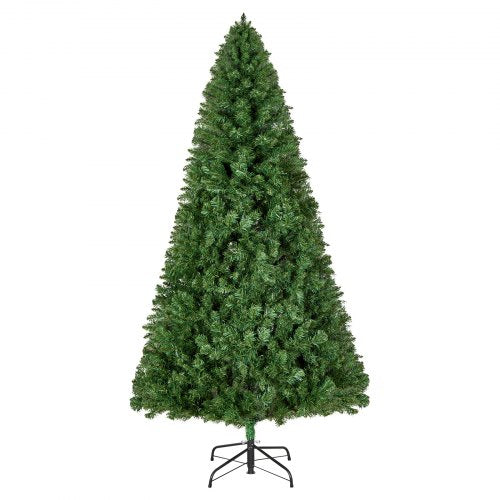 VEVOR Christmas Tree, 6ft (1.8m) Artificial Xmas Tree, Full Holiday Decor Trees with 1250 Branch Tips & Sturdy Metal Base for Home Party Office Decora
