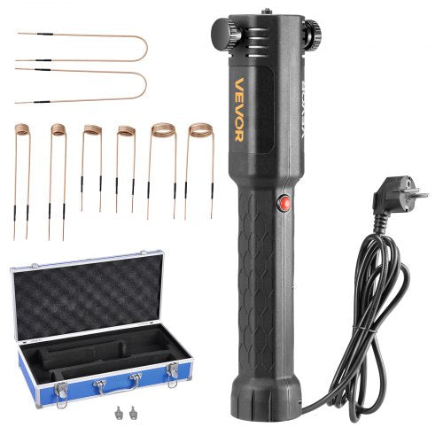 VEVOR Induction Heater Bolt Removal, 1100W 110V Magnetic Induction Heater Kit, Handheld Nut Buster Tool, Mini Heating Machine for Rusty Screw Removing