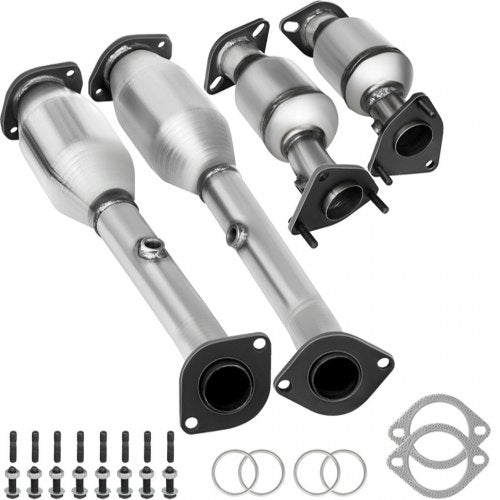 VEVOR Exhaust Manifold 05-11 Nissan Frontier Exhaust Manifold Bolts Gasket Combination 4.0L OEM Quality High Flow Catalytic Converter for 2005-2011 Ni