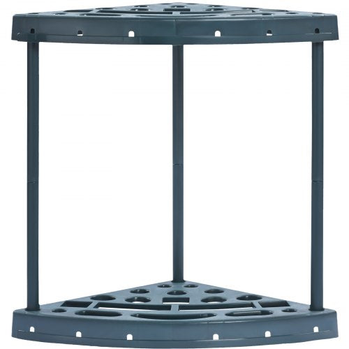 VEVOR Garden Tool Organizer, 19 Slots, Yard Tool Tower Rack for Garage Organization and Storage, Hold Long-Handled Tool-Rake-Broom-Shovel, PP Garden T