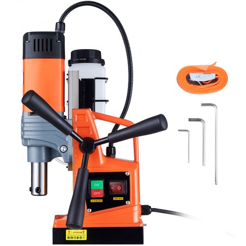VEVOR Magnetic Drill, 1300W 1.57" Boring Diameter, 2922lbf-13000N Portable Electric Mag Drill Press with Variable Speed, 810 RPM Drilling Machine for 