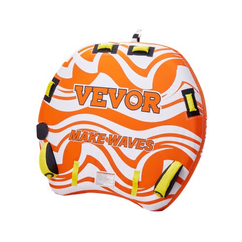 VEVOR Towable Tubes for Boating, 1-2 Riders Inflatable Towable Tube for Boat to Pull, 340lbs Capacity Boat Tubes and Towables for Water Sports - with