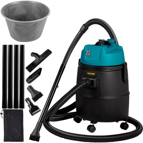 VEVOR Pond Vacuum Cleaner, 1400W Motor in Single Chamber Suction System, 120V Motor w-15 ft Electric Wire, 4 Brush Heads, 4 Extended Tubes, 1 Filter B