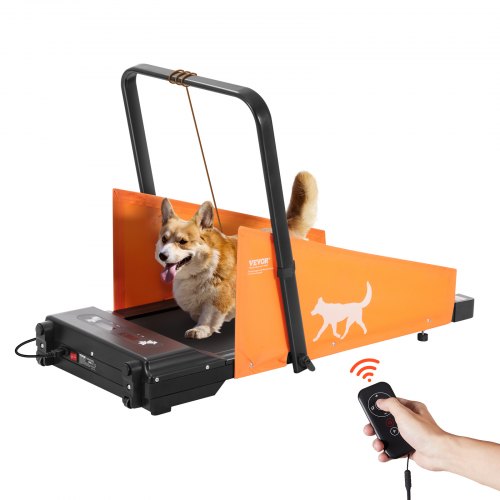 VEVOR Dog Treadmill for Medium Dogs, 200 lbs Weight Capacity, Electric Dog Running Machine, Indoor Pet Treadmill with LED Display Screen & Foldable U