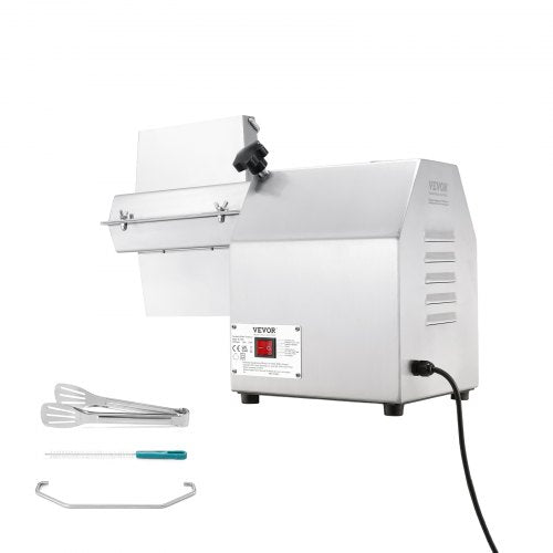 VEVOR Commercial Meat Tenderizer, Heavy Duty 304 Stainless Steel Kitchen Tool with Meat Tong, Cleaning Brush, and Tray, 750W Electric Meat Tenderizer