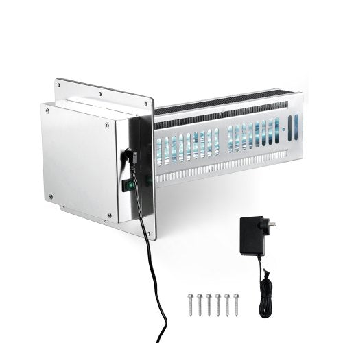 VEVOR HVAC Air Purifier Whole House, 24W 12inch, Light in Duct for Ac (Air Conditioning) Duct, Air Scrubber with 2 Bulb, PCO Technology and Carbon Fil