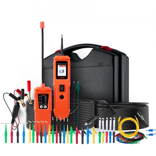 VEVOR Automotive Circuit Tester Kit, 8 - 35 DCV Power Circuit Probe Tester with TFT Color Display and Lighting, 2-in-1 Electrical Automotive Power Tes