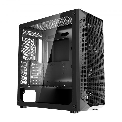 VEVOR PC Gaming Case, Full-Tower, Computer Case with High-Airflow Panel, Magnetic Dust Filter, 3 x 140mm PWM Fans, Cable Management, for GPU up to 410