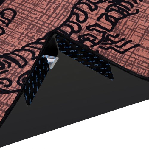 VEVOR Rug Gripper, 12 PCS, Strong Adhesive and Residue-Free, Double Sided Non-Slip Carpet Stickers for Area Rugs, Keep Corners from Curling and Bunchi