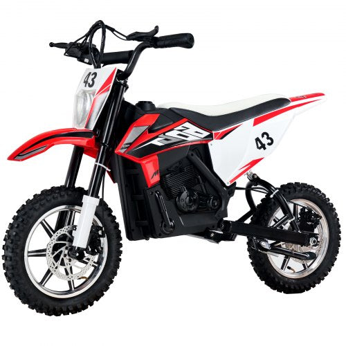 VEVOR Kids Ride On Motorcycle, 36V Battery Powered Electric Motorcycle with Speed Up to 15.5mph, Treaded Tires, Battery Gauge, Dual Brakes, Ride on To