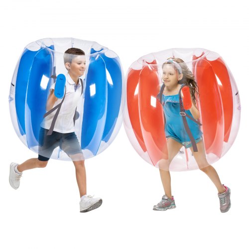 VEVOR Inflatable Bumper Balls 2-Pack, 3FT-0.9M Body Sumo Zorb Balls for Kids & Teens, Durable PVC Human Hamster Bubble Balls for Outdoor Team Gaming P