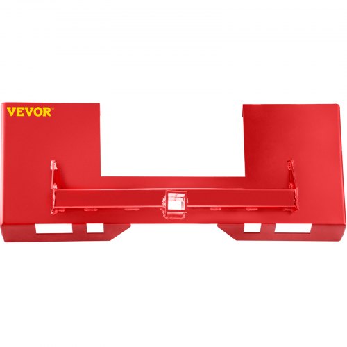 VEVOR Universal Skid Steer Mount Plate 1-4\" Thick Skid Steer Plate Attachment 3000LBS Weight Capacity Quick Attach Mount Plate Steel Adapter Loader E