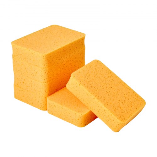 VEVOR Scrub Sponge, 6-Pack Non-Scratch Cleaning Sponges for Home, Bathroom & More, Zero Scratch Dish Scrubber, Large Household Scrubbing Sponges, Frie