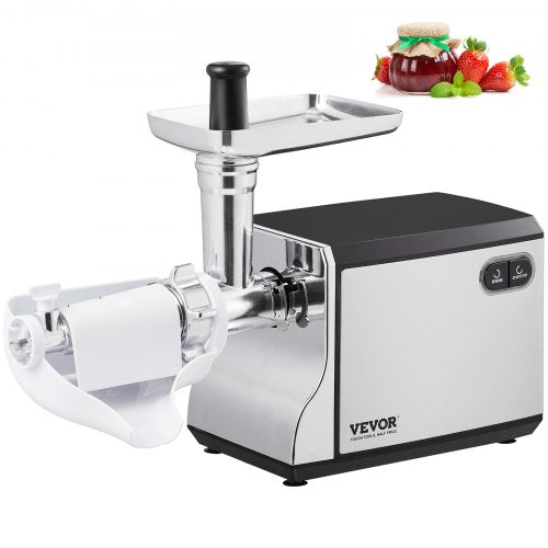 VEVOR Electric Tomato Strainer, 400W Tomato Sauce Maker Machine, 100 LBS-H Food Strainer and Sauce Maker, Փ45mm Commercial Grade Food Mill with Revers