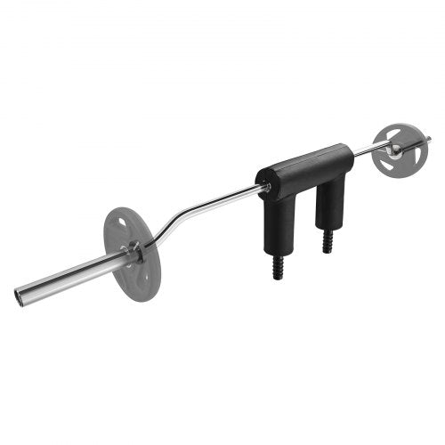 VEVOR Safety Squat Bar, 1,500 LBS Fitness Squat  Bar, Safety Squat Bar Attachment with Shoulder and Arm Pads, 32mm Diameter Weight Bar, Ideal for Fron
