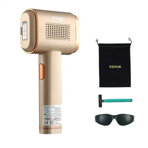 VEVOR Laser Hair Removal, 19J IPL Permanent Hair Removal with Sapphire Ice Cooling System, 3-in-1 Painless At-Home Hair Removal Device for Women Men, Matron Inn