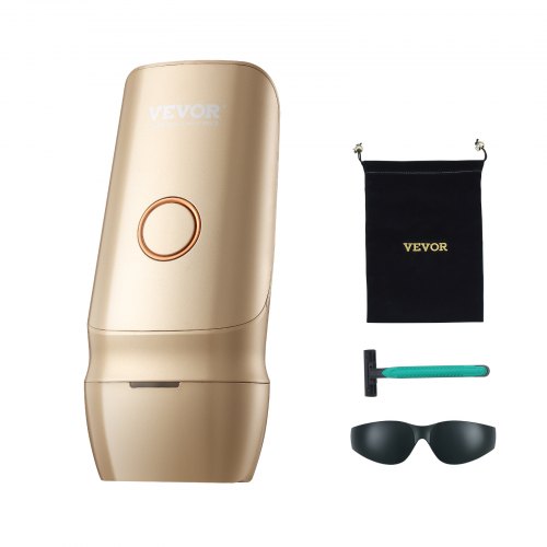 VEVOR IPL Hair Removal, Permanent Hair Removal with Ice Cooling System for Women Men, Auto-Manual Modes & 5 Levels, Painless At-Home Hair Removal Devi
