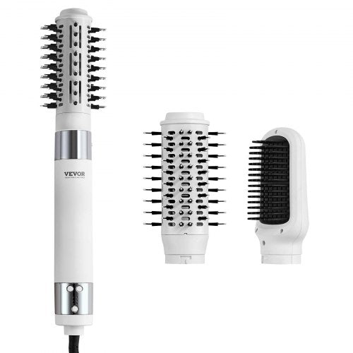 VEVOR Hair Dryer Styler, Ionic Hair Dryer Brush, 110,000RPM High-Speed Hot Air Styler with Brushless Motor, Oval & Paddle Brush, Blow Dryer Brush Styl