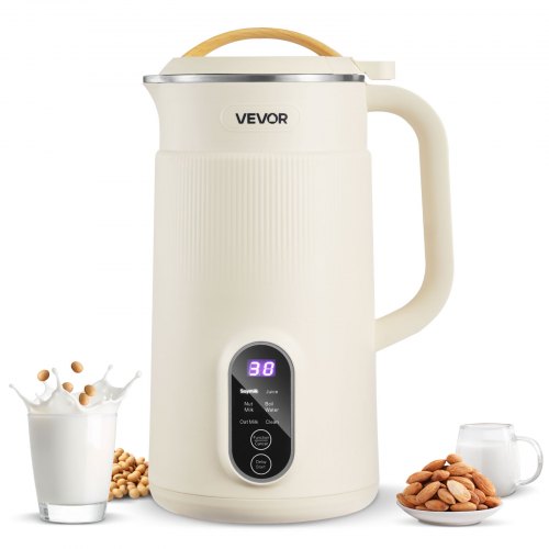VEVOR 6-in-1 Nut Milk Maker, 20 oz Soy Milk Maker Machine with 6 Blades, for Homemade Oat, Nut, Soy, Juice, Plant-Based and Non Dairy Beverages with H
