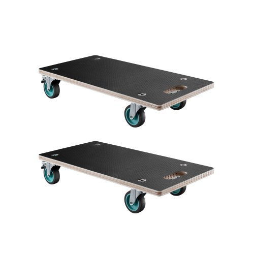 VEVOR Furniture Dolly, 551 lbs Load Capacity, Furniture Moving Dollies with 4 TPR Silent Wheels, Rectangle Multifunctional Flat Dolly for Piano Furnit