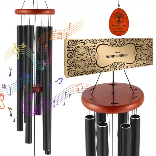 VEVOR Wind Chimes for Outside, 1042 mm, Deep Tone Wind Chimes with 6 Tubes, Unique Large Memorial Wind Chimes for Anniversary, Amazing Outdoor Decor f