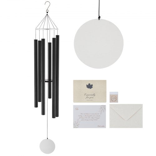 VEVOR Wind Chimes for Outside, 66 in, Deep Tone Wind Chimes with 6 Tubes, Unique Large Memorial Wind Chimes for Anniversary, Amazing Outdoor Decor for