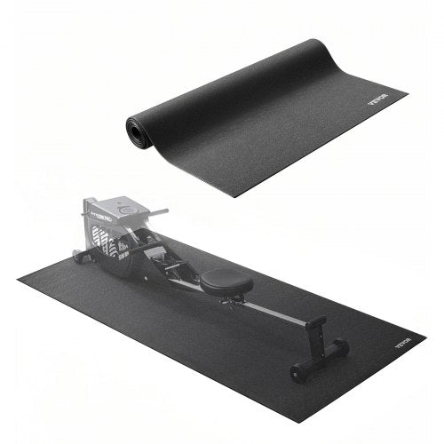 VEVOR Treadmill Mat for Carpet Floor, 1-4" Thick, 36" x 78" Exercise Equipment Mat for Treadmills, Elliptical, Rowing Machine, High Density PVC Floor