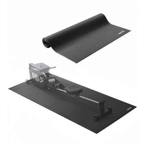 VEVOR Treadmill Mat for Carpet Floor, 1-4" Thick, 30" x 60" Exercise Equipment Mat for Treadmills, Stationary & Recumbent Bikes, High Density PVC Floo