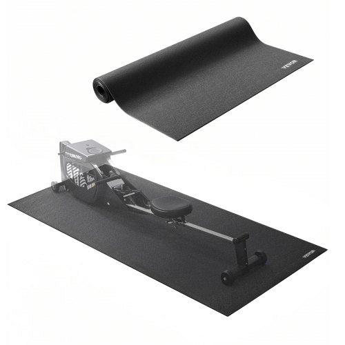 VEVOR Treadmill Mat for Carpet Floor, 1-4" Thick, 36" x 72" Exercise Equipment Mat for Treadmills, Elliptical, Rowing Machine, High Density PVC Floor
