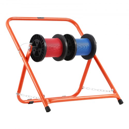 VEVOR Cable Caddy, Heavy Duty Steel Frame, Spool Holder for Electrical Wires, Portable Wire Dispenser for Up to 20 in Diameter Spools, 100 lbs Capacit