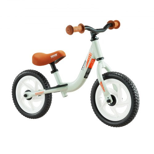 VEVOR Toddler Balance Bike, Lightweight Aluminum Alloy Balance Bicycle for Kids, with Adjustable Seat & Handlebar, 12" EVA Foam Tires, No Pedal Kids B