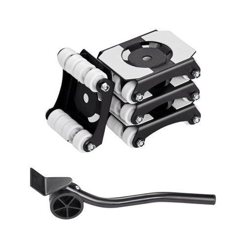 VEVOR Furniture Dolly, 330 lbs Load Capacity, Heavy Duty Furniture Movers with Wheels, Carbon Steel Panel, Dual-Row & Eight-Wheel Structure, Furniture