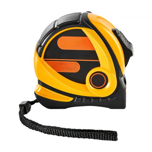 VEVOR Tape Measure 25 ft Length, Measuring Tape with Retractable, Imperial and Metric ft-m Dual-Scale & ABS Case & Easy Read Steel Measurement Tool, f