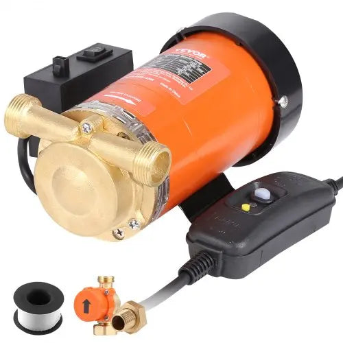 VEVOR 120W Water Pressure Booster Pump, 110V AC,396 GPH 21.75 PSI Household Home Automatic Pressure Booster Pump, Max Flow 25 L/min Shower Booster Pum Matron Inn