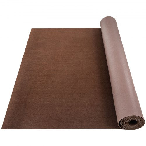 VEVOR Marine Carpet, 6 x 18 ft Boat Carpeting, Deep Brown Marine Grade Boat Carpet, Indoor-Outdoor Marine Carpeting with Water-Proof TPR Backing, Wate