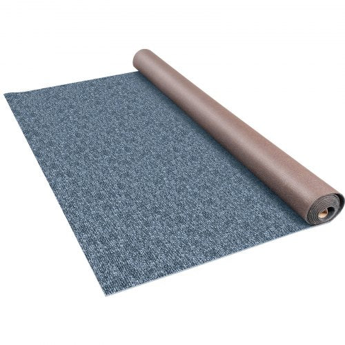 VEVOR Gray Marine Carpet 6 ft x 29.5 ft, Boat Carpet Rugs, Indoor Outdoor Rugs for Patio Deck Anti-Slide TPR Water-Proof Back Outdoor Marine Carpeting