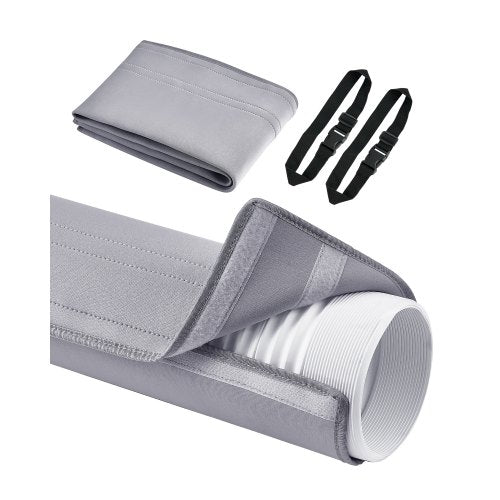 VEVOR Air Conditioner Hose Cover Wrap, Portable AC Hose Duct Vent Cover Sleeve, Insulation Sleeve for 5 & 5.9" Diameter Exhaust Hoses Tube, Easy Insta