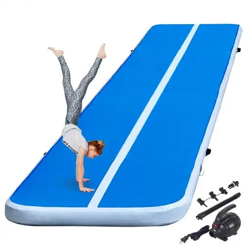 16Ft Air Track Inflatable Airtrack Tumbling Gymnastics Mat Home Gym Kid Training Matron Inn
