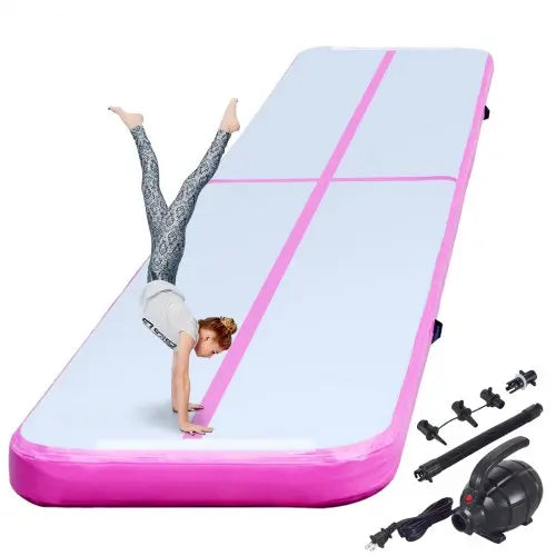 20FT Air Track Inflatable Airtrack Tumbling Gymnastics Floor Mat Training Home Matron Inn