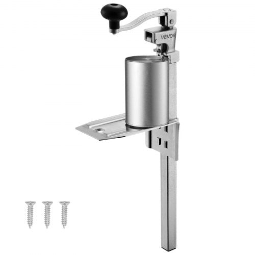 VEVOR Commercial Can Opener, Heavy-Duty Manual Tabletop Cans Opener for Cans Up to 300 mm Height, Height-Adjustable Professional Can Openers Fixed wit